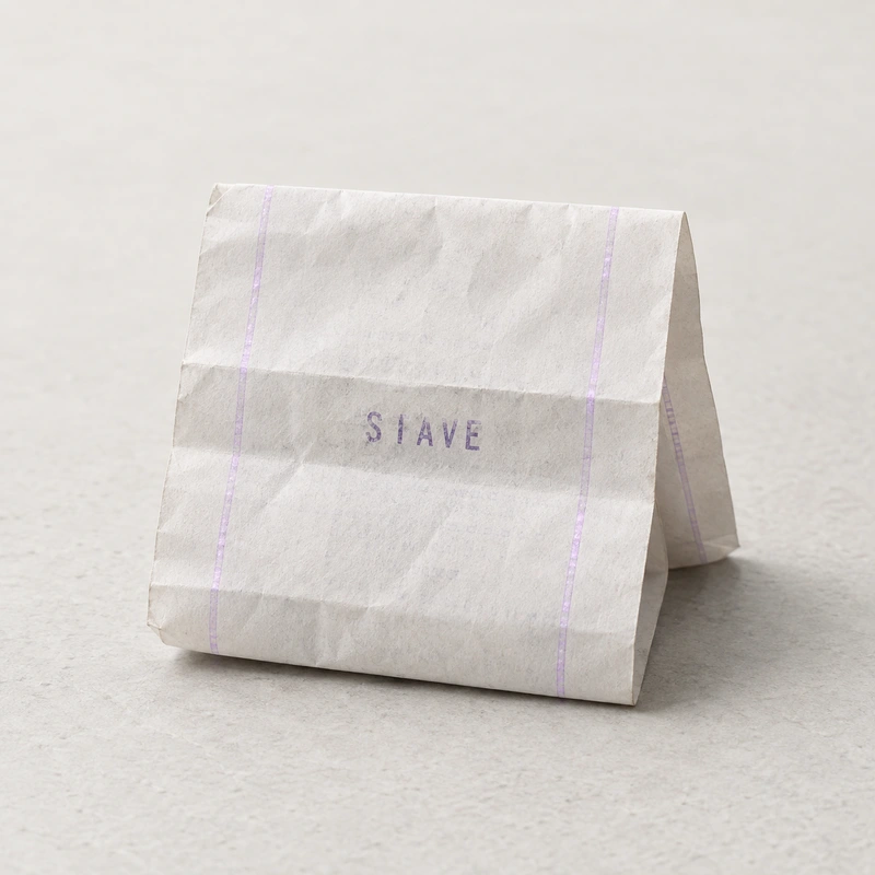 Folded Receipt stave
